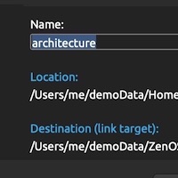 Create Symbolic Link feature preview